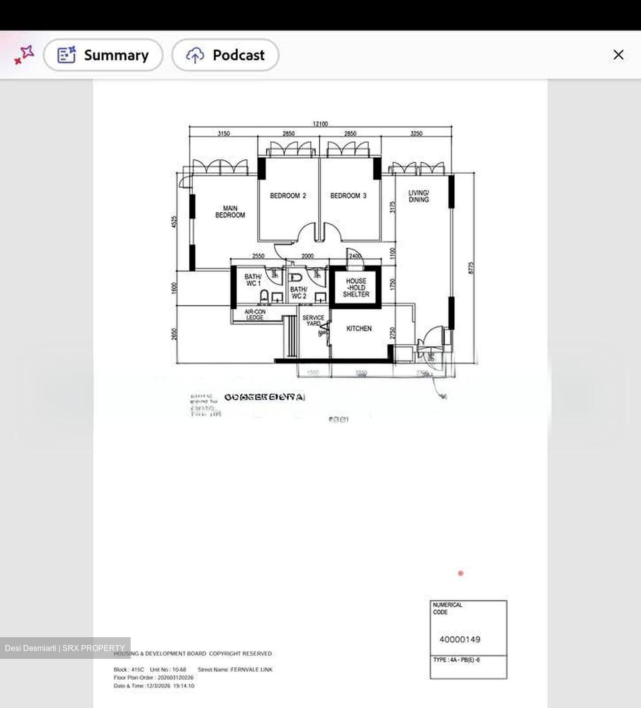 Blk 415C Fernvale Riverbow (Sengkang), HDB 4 Rooms #534306421
